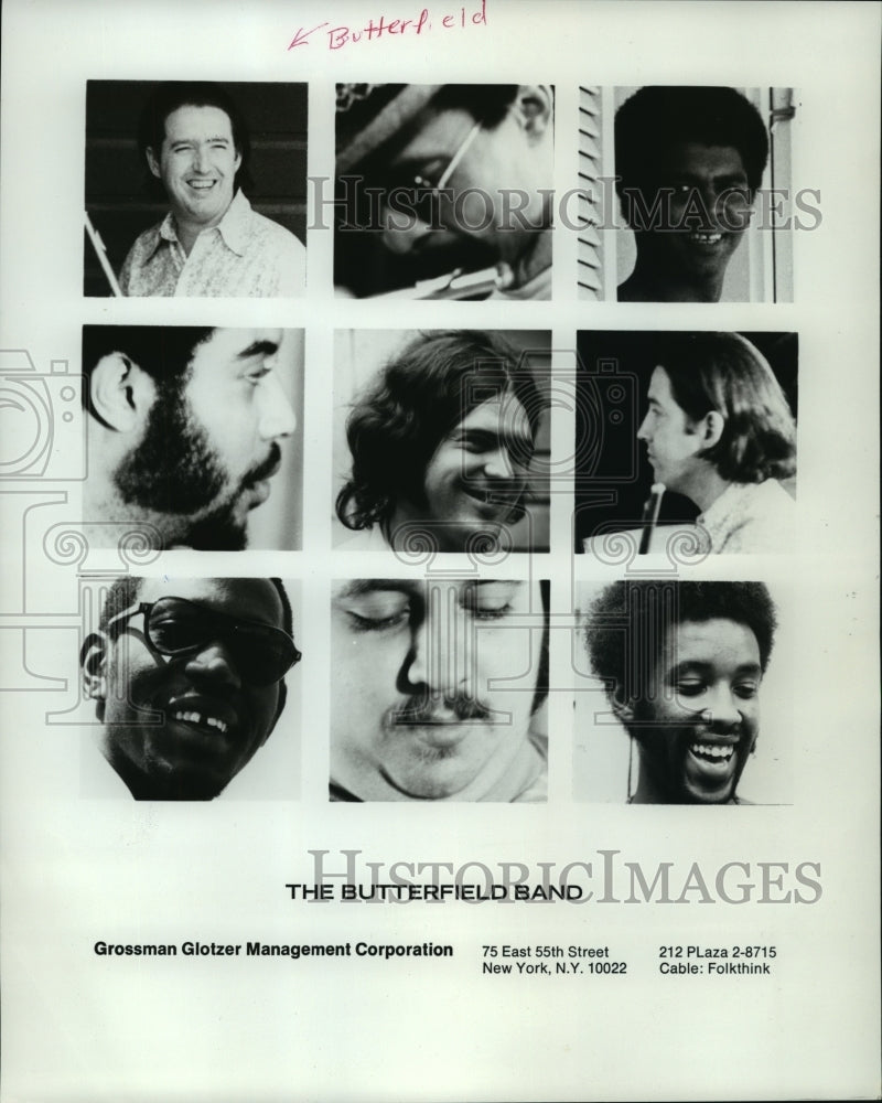 1971 Press Photo The Butterfield Band - mjp01915- Historic Images