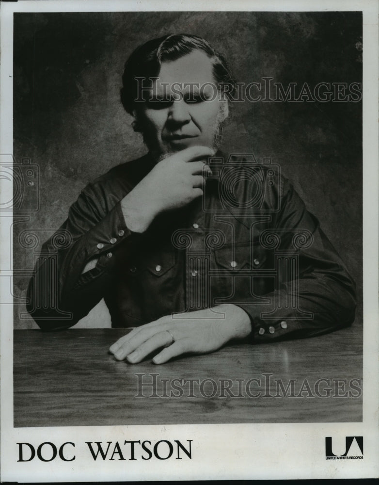 1975 Press Photo Doc Watson, guitarist - mjp02105- Historic Images