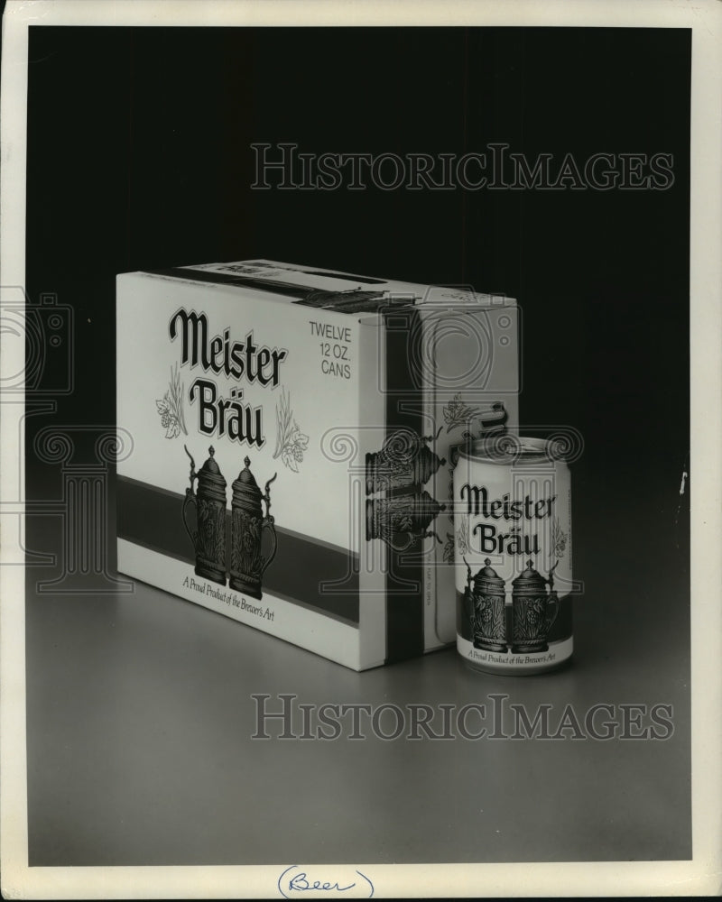 1984 Press Photo Meister Brau beer - mjp02175