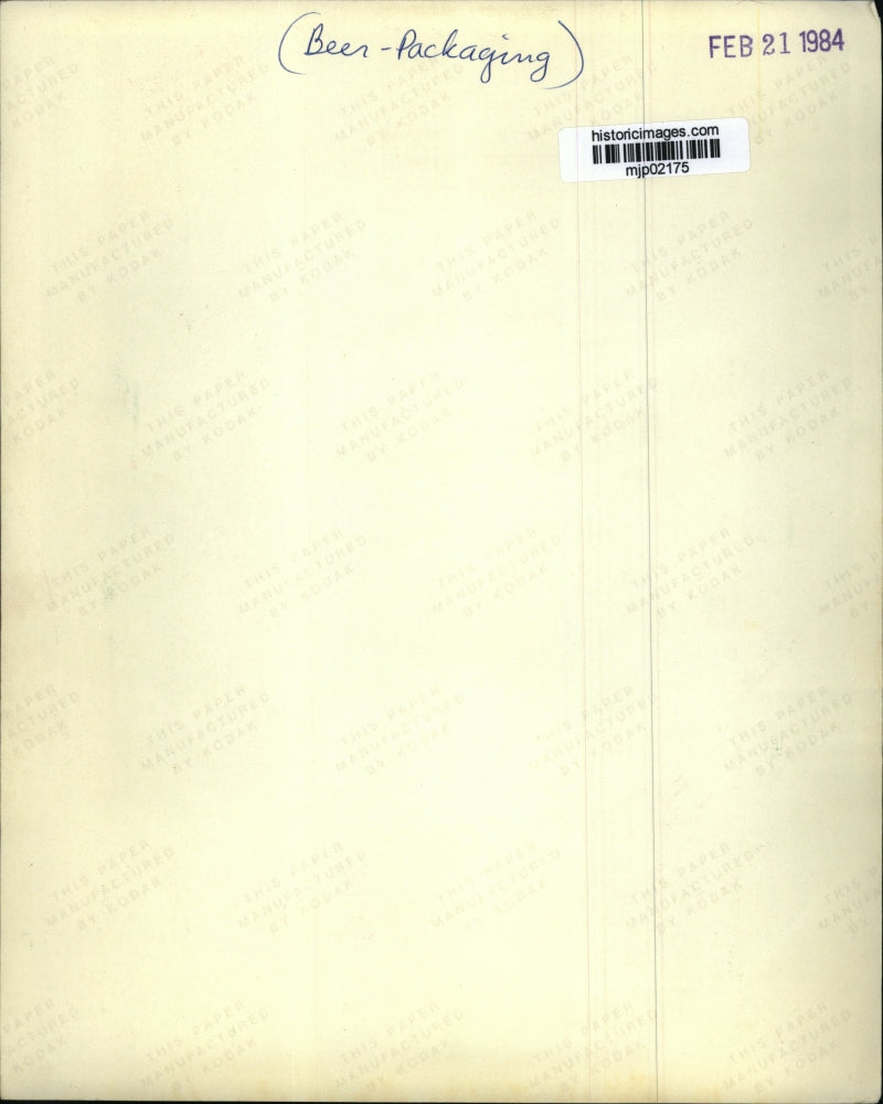 1984 Press Photo Meister Brau beer - mjp02175