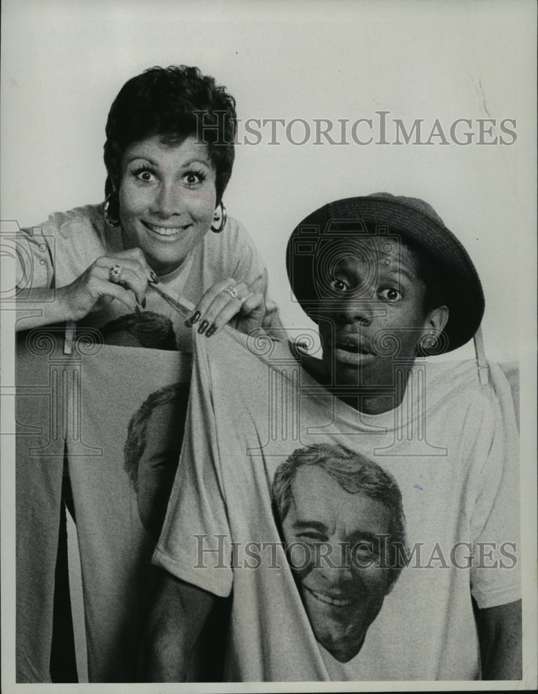1975 Press Photo Michele Lee and Jimmie Walker in "Perry Como's Summer of 74"- Historic Images