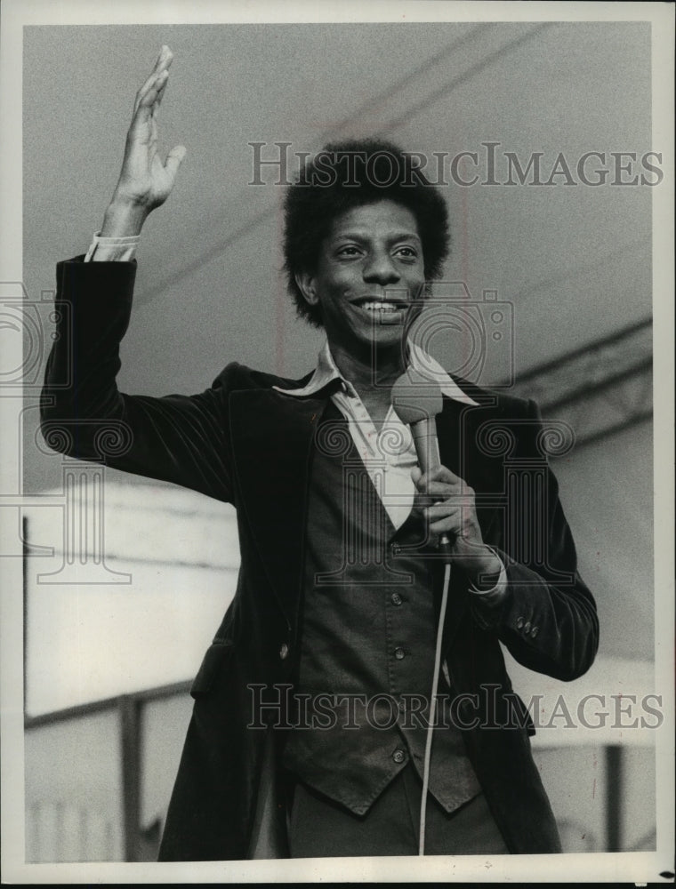 1977 Press Photo Jimmie Walker in &quot;State Fair America&quot; - mjp02359- Historic Images