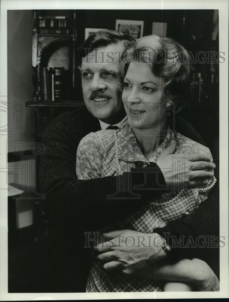 1974 Press Photo Pat Hingle and Lynn Carlin in "The Last Angry Man" - mjp02446