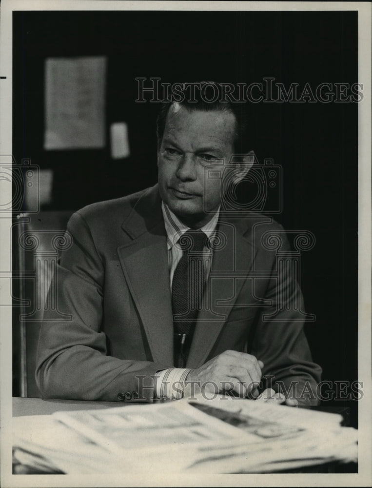 1974 Press Photo David Brinkley Celebrates 30th Anniversary at NBC - mjp02669- Historic Images