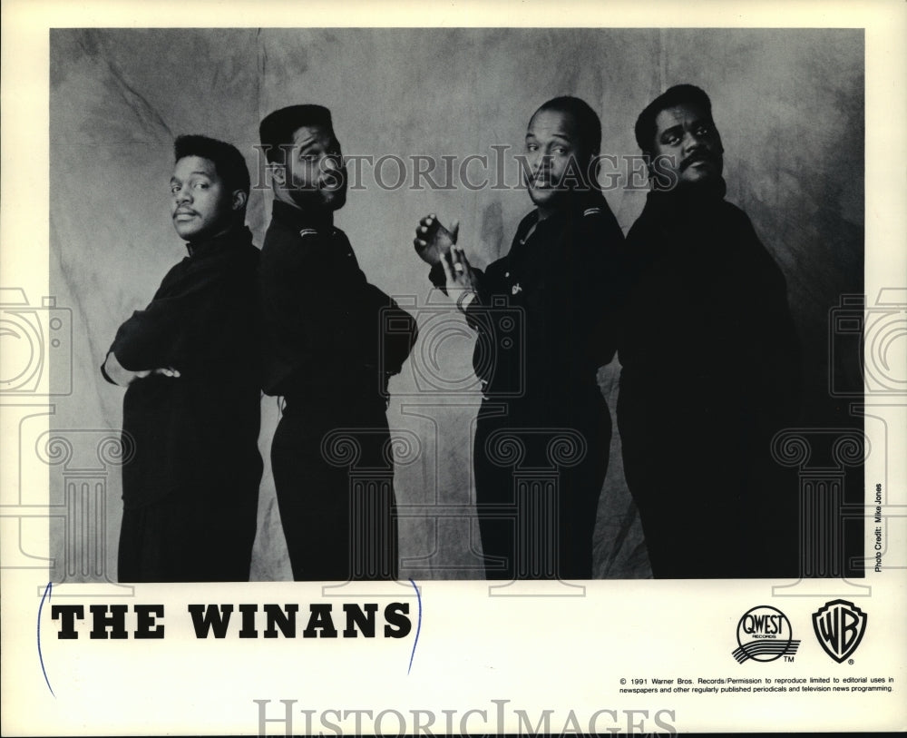 1992 Press Photo The Winans, American Gospel music quartet - mjp02897- Historic Images