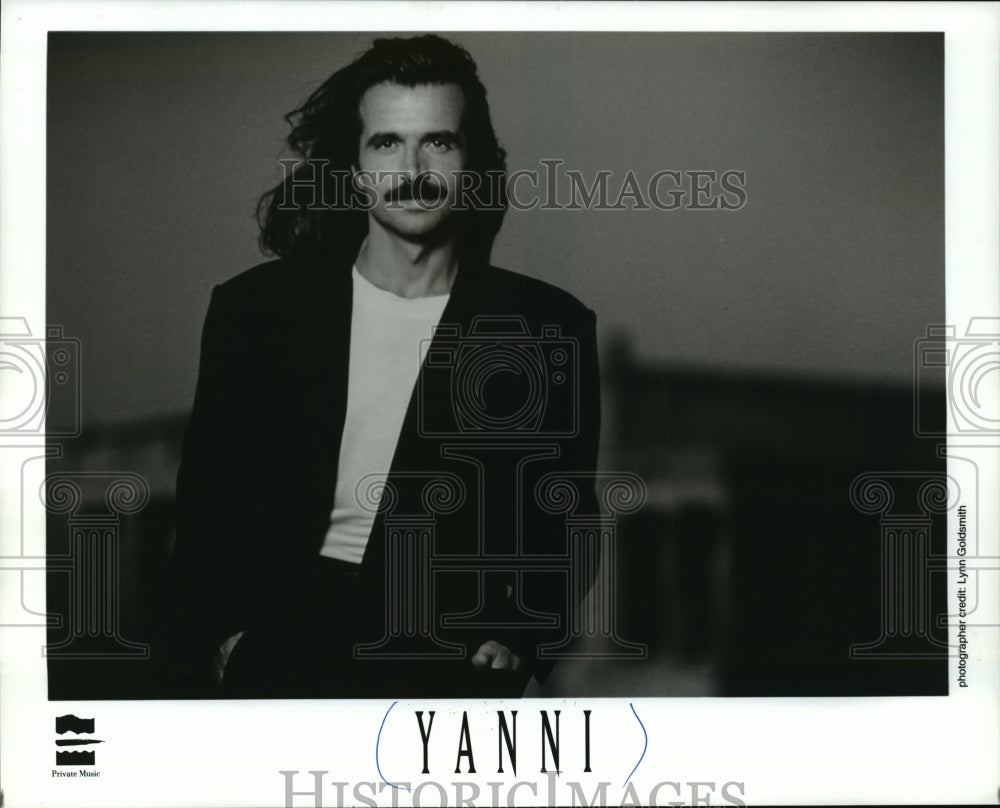 Press Photo Yanni, composer - mjp02940- Historic Images