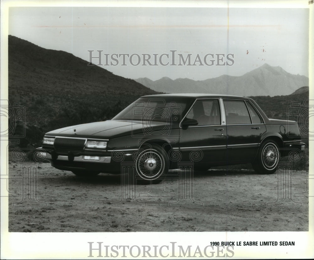 1990 Press Photo 1990 Buick LeSabre Limited Sedan - mjp03056- Historic Images