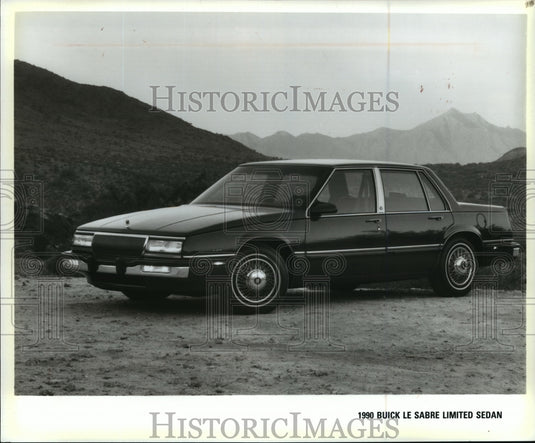 1990 Press Photo 1990 Buick LeSabre Limited Sedan - mjp03056- Historic Images