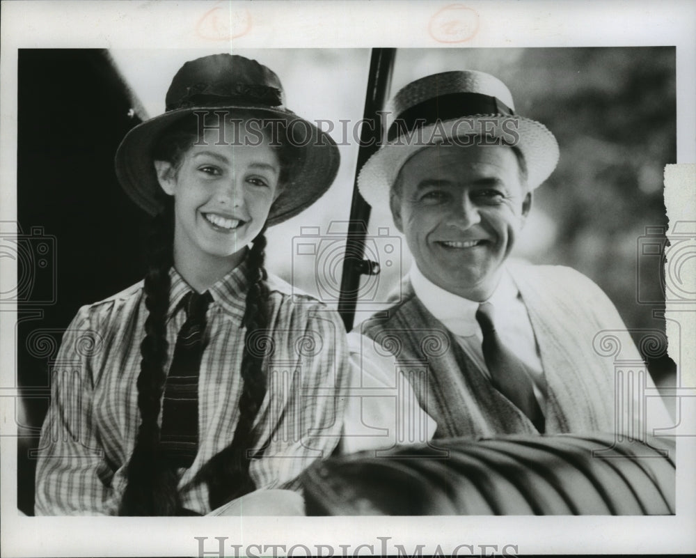1977 Press Photo Kathleen Beller and Ed Flanders in "Mary White" - mjp03099
