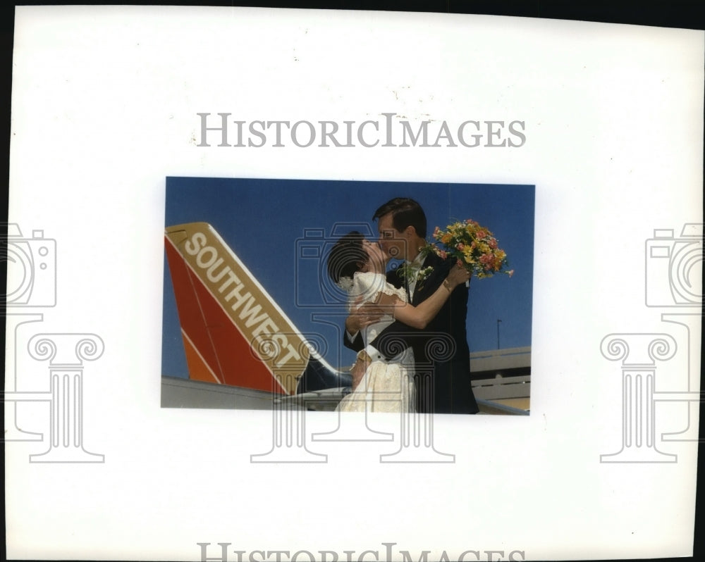 1993 Press Photo Kathy Smith and Sam Bradshaw in Albaquerque - mjp03135- Historic Images