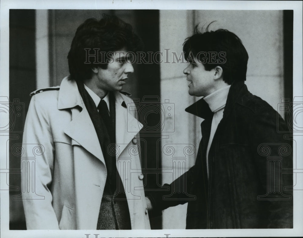 1984 Press Photo Treat Williams and Steve Inwood in &quot;Prince of the City&quot;- Historic Images