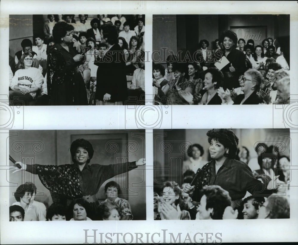 1986 Press Photo Oprah Winfrey, talk show hostess and actress - mjp03209- Historic Images