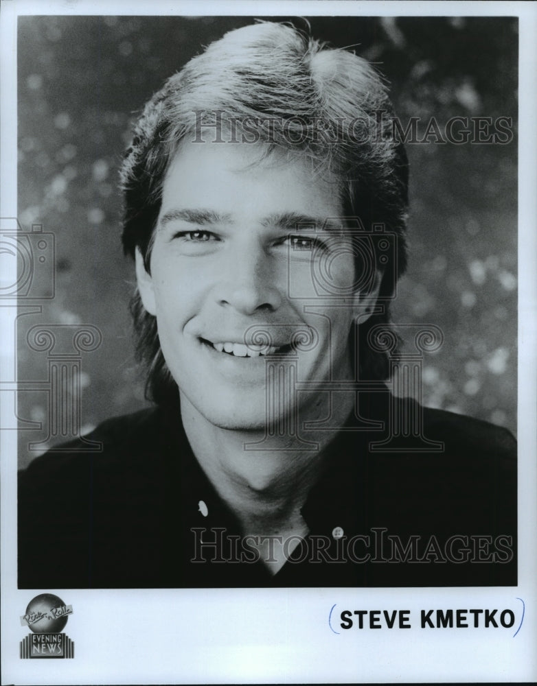 1981 Press Photo Steve Kmetko, entertainment television host and reporter
