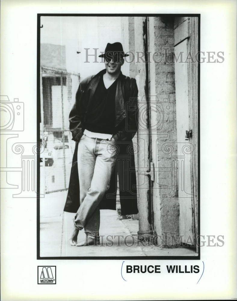 1989 Press Photo Bruce Willis, actor and singer. - mjp04234- Historic Images