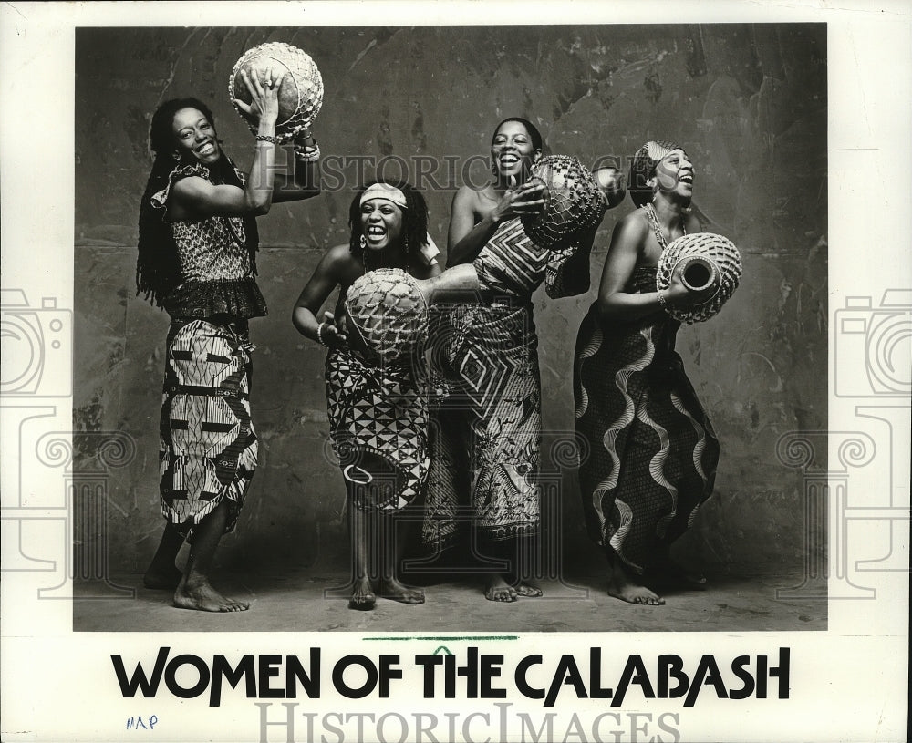 1985 Press Photo The Women of the Calabash, a cappella vocal group. - mjp04509- Historic Images