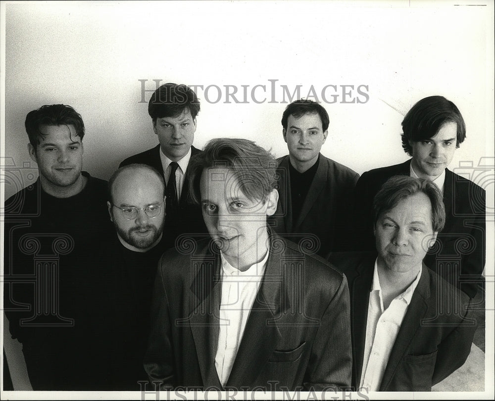 1994 Press Photo Mike Benign with the Blue in the Face band. - mjp04613- Historic Images