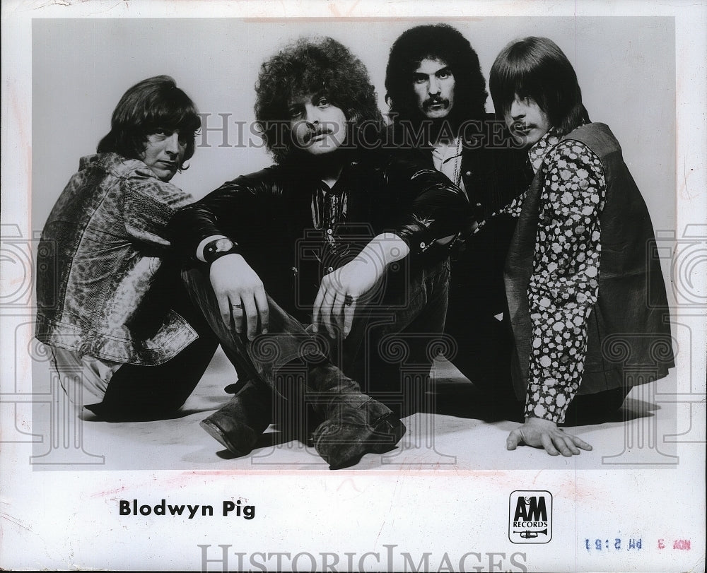 1965 Press Photo The Blodwyn Pig band from England. - mjp04616- Historic Images
