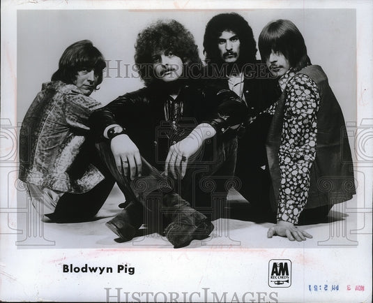 1965 Press Photo The Blodwyn Pig band from England. - mjp04616- Historic Images