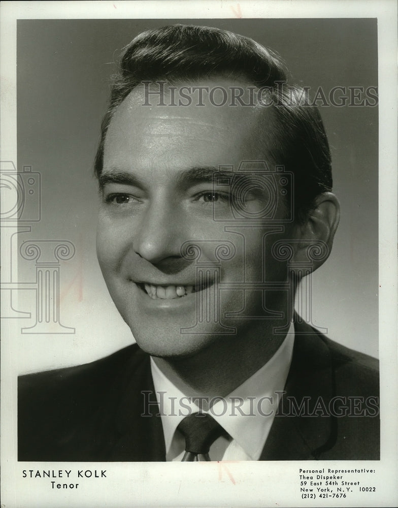 1969 Press Photo Stanley Kolk, tenor. - mjp04706- Historic Images