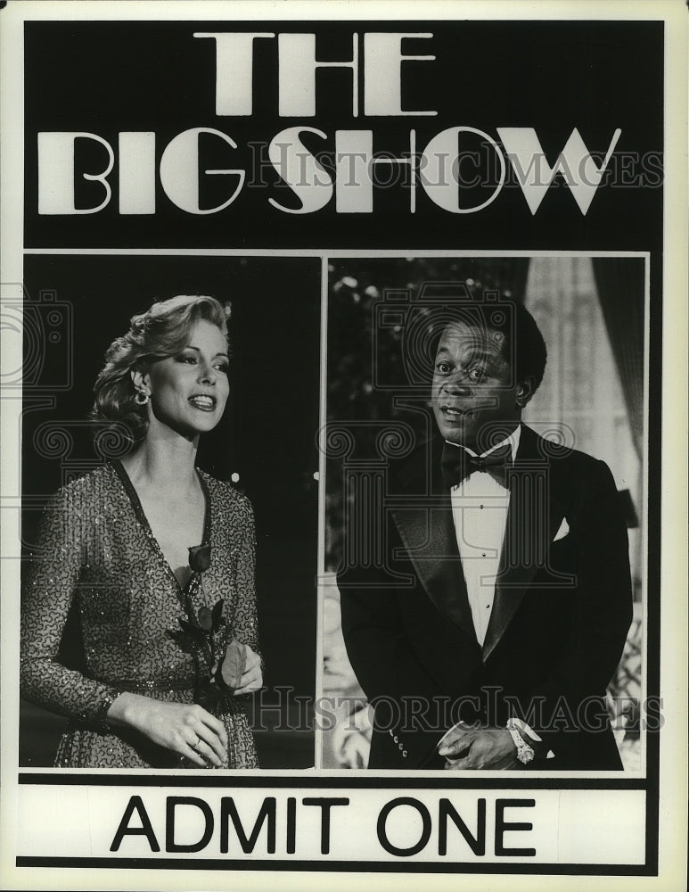 1980 Press Photo Flip Wilson and Sarah Purcell host The Big Show. - mjp04767- Historic Images