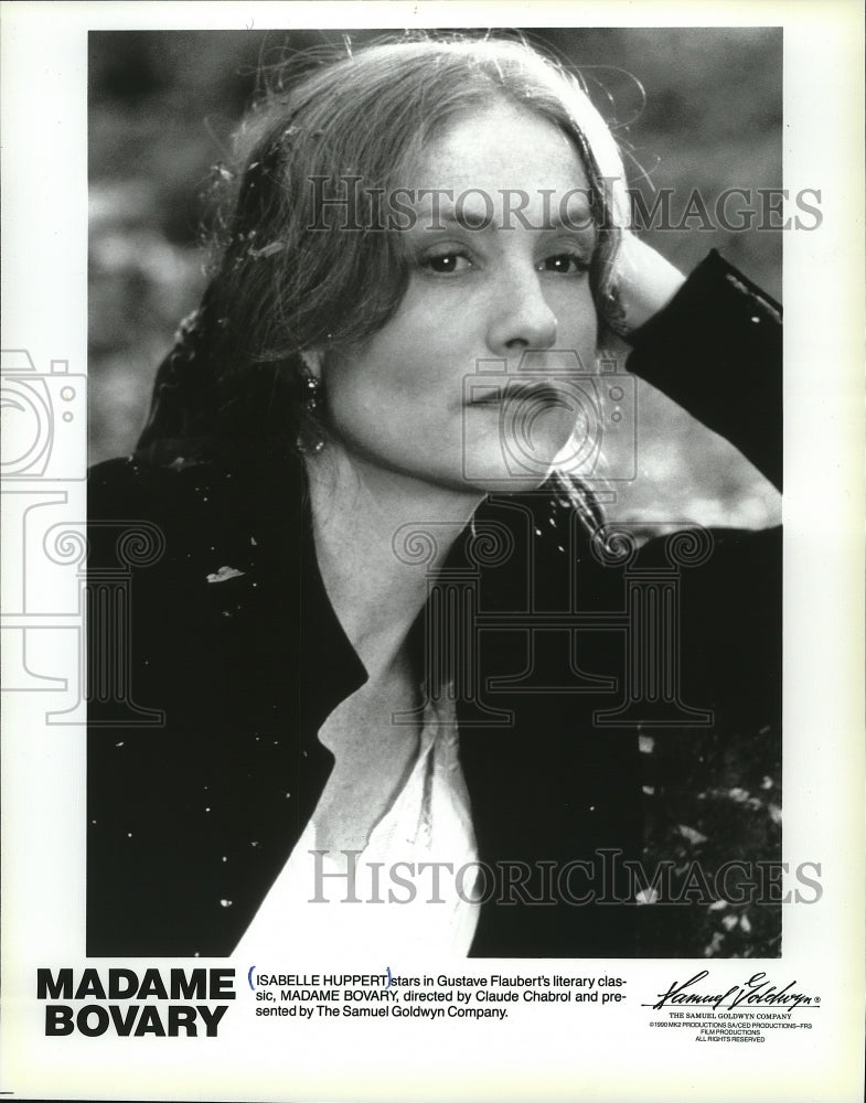 1991 Press Photo Isabelle Huppert stars in Madame Bovary. - mjp05172- Historic Images