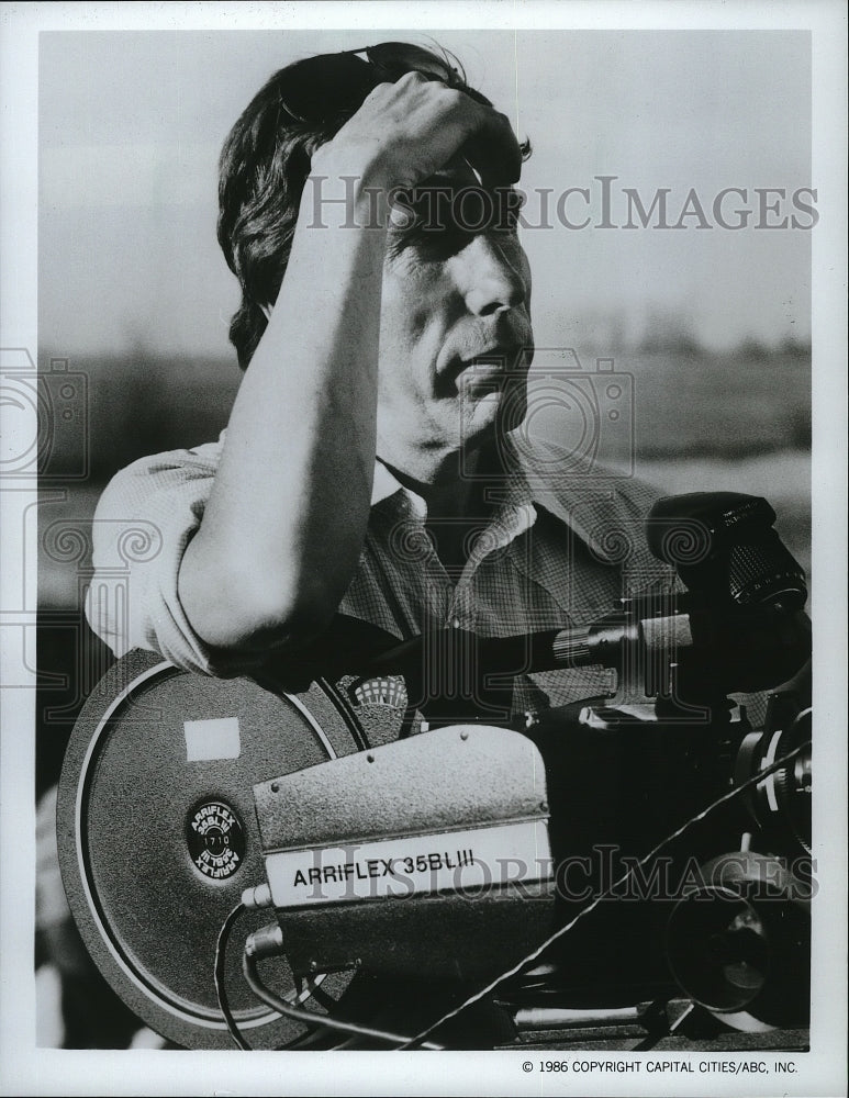 1987 Press Photo Donald Wrye, writer, director and producer of Amerika.- Historic Images