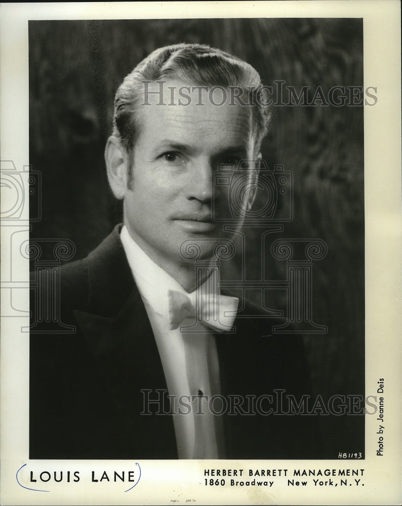 1979 Press Photo Louis Lane, conductor. - mjp05404- Historic Images