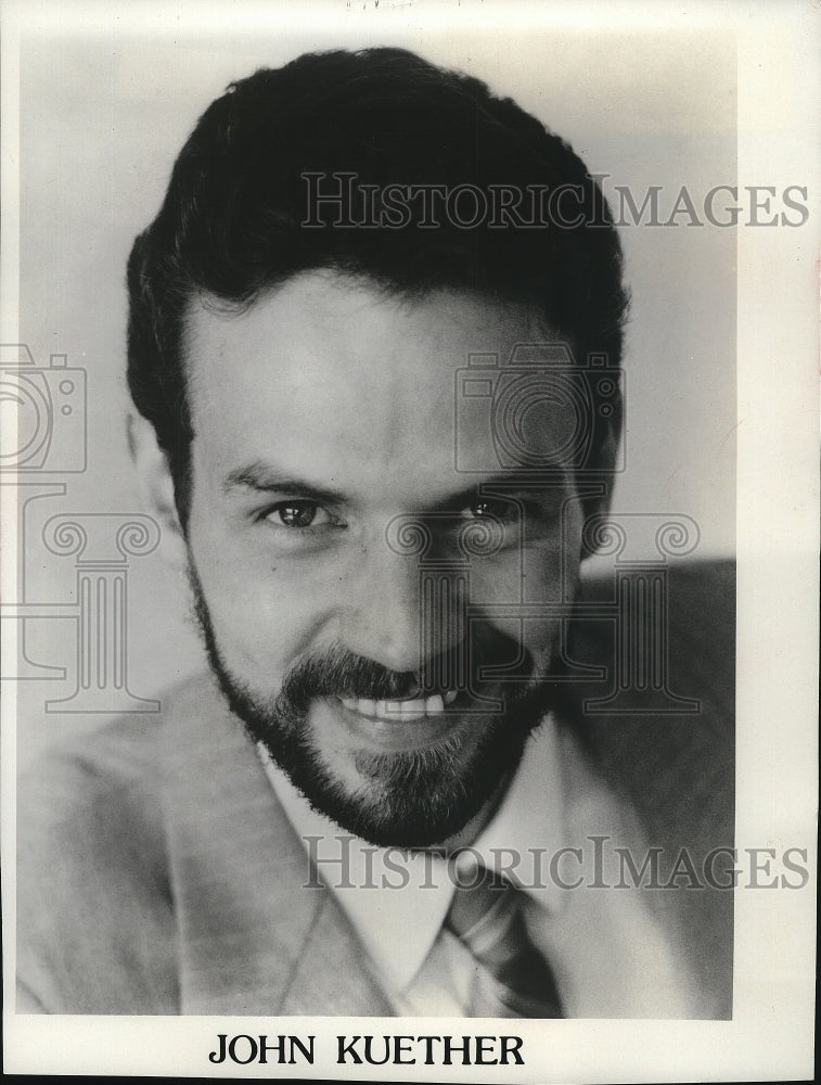 1987 Press Photo John Kuether, opera singer and actor. - mjp05496- Historic Images