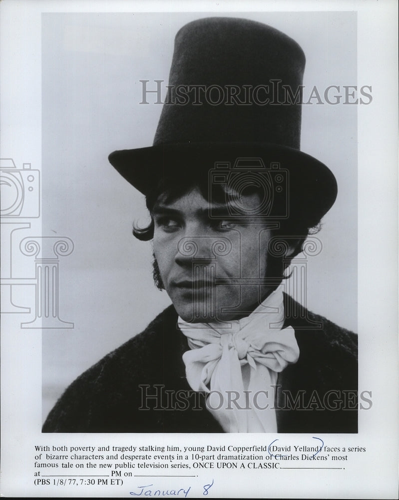 1976 Press Photo David Yelland stars in Once Upon A Classic, on PBS. - mjp05633- Historic Images