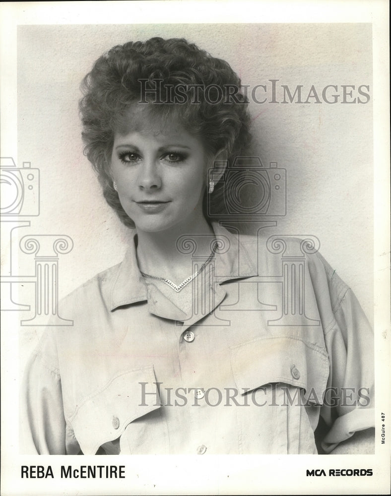 1987 Press Photo Reba McEntire, country music singer. - mjp05734- Historic Images