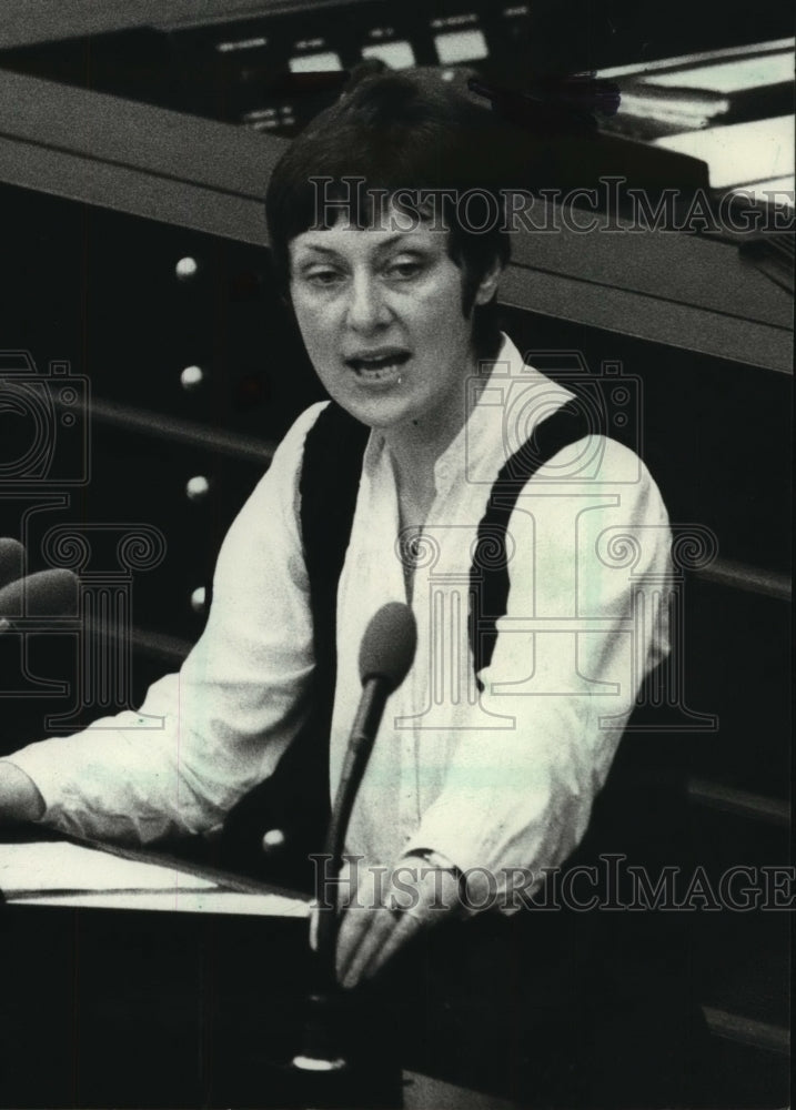 1983 Press Photo Marieluise Beck-Oberdorf, German politician. - mjp05803- Historic Images