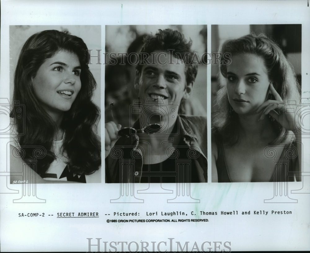 1985 Press Photo Lori Laughlin and C. Thomas Howell in Secret Admirer.- Historic Images