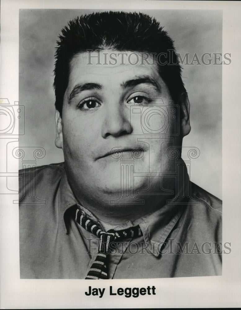 1992 Press Photo Jay Leggett of Wisconsin, in Mario and the Mob, on ABC.- Historic Images