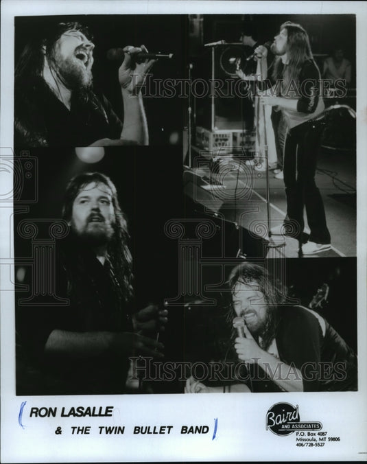 1984 Press Photo Ron LaSalle & The Twin Bullet Band - mjp06353- Historic Images