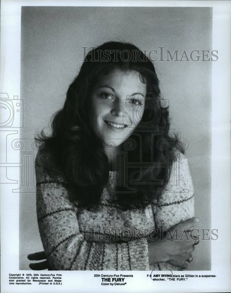 1978 Press Photo Amy Irving stars in The Fury. - mjp06370