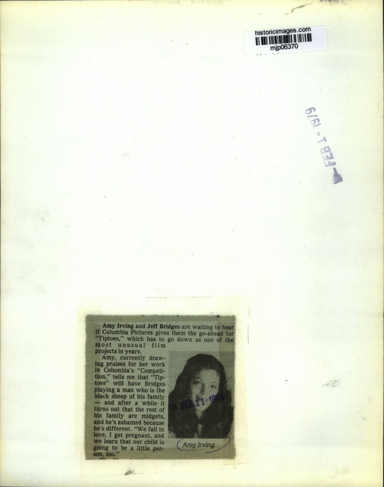 1978 Press Photo Amy Irving stars in The Fury. - mjp06370