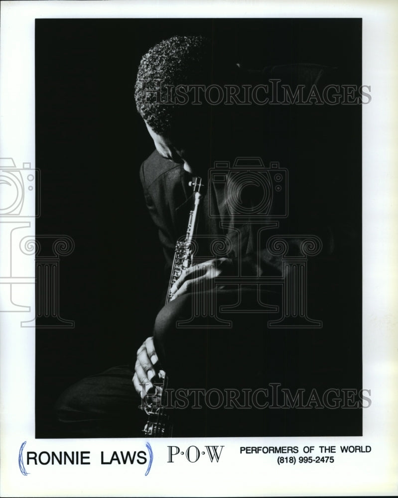 Press Photo Ronnie Laws, blues musician. - mjp06491- Historic Images