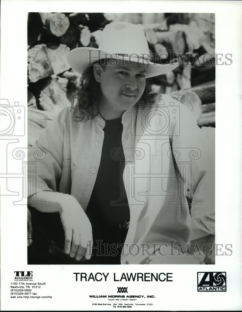 Press Photo Tracey Lawrence, country singer and musician. - mjp06496- Historic Images