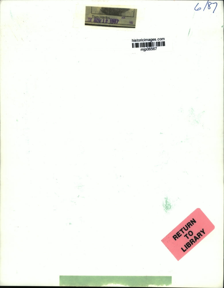 1987 Press Photo Tom Hanks stars in Dragnet. - mjp06567