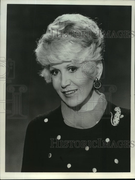 1976 Press Photo Rona Barrett, Hollywood reporter on Good Morning America.- Historic Images