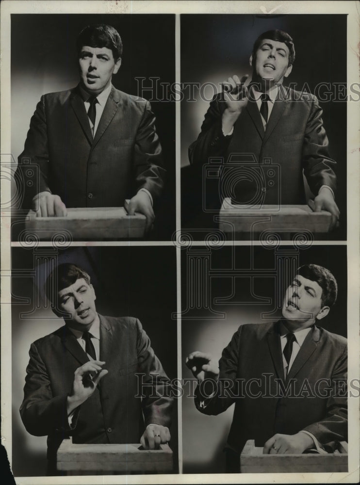 1969 Press Photo Vaughn Meader, John F Kennedy Impersonator- Historic Images