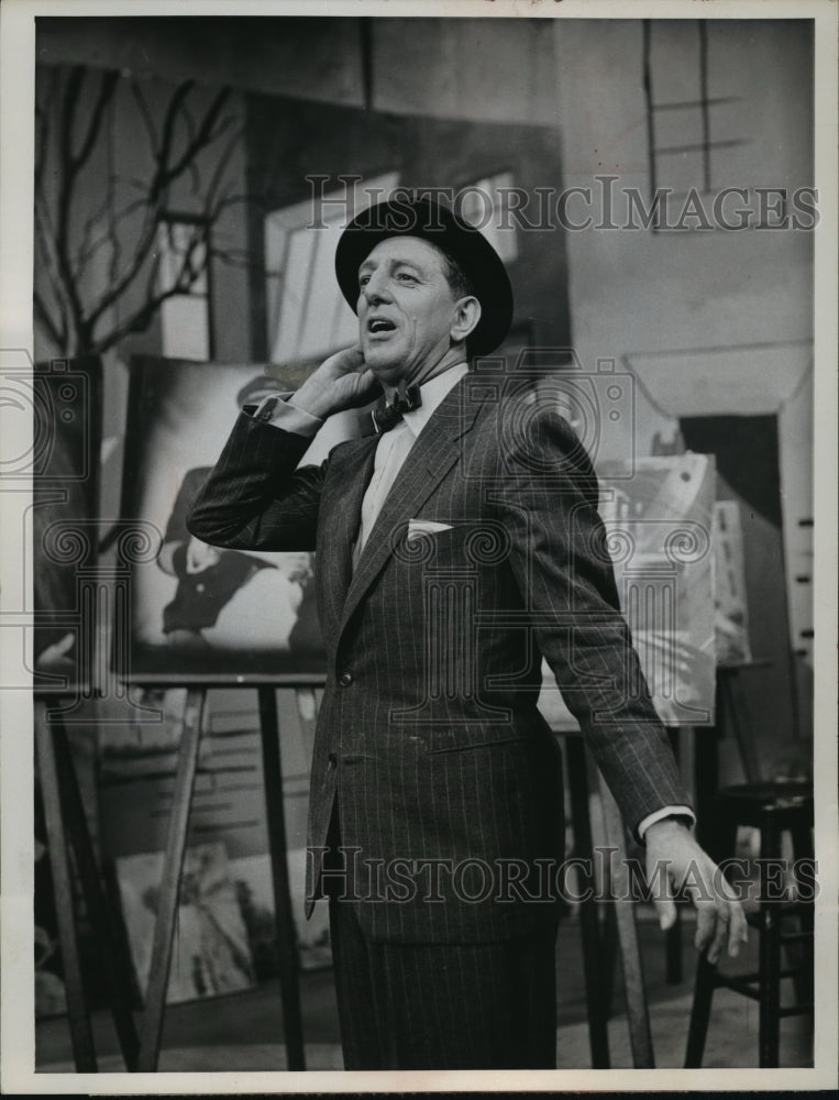 1956 Press Photo Ray Bolger Stars in &quot;Washington Square&quot; - mjp07177- Historic Images