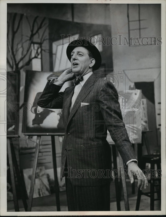 1956 Press Photo Ray Bolger Stars in "Washington Square" - mjp07177- Historic Images
