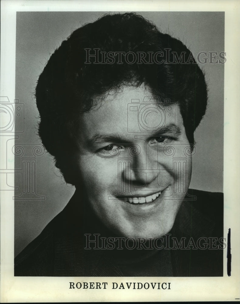 1983 Press Photo Portrait of Robert Davidovici, Violinist - mjp07511- Historic Images