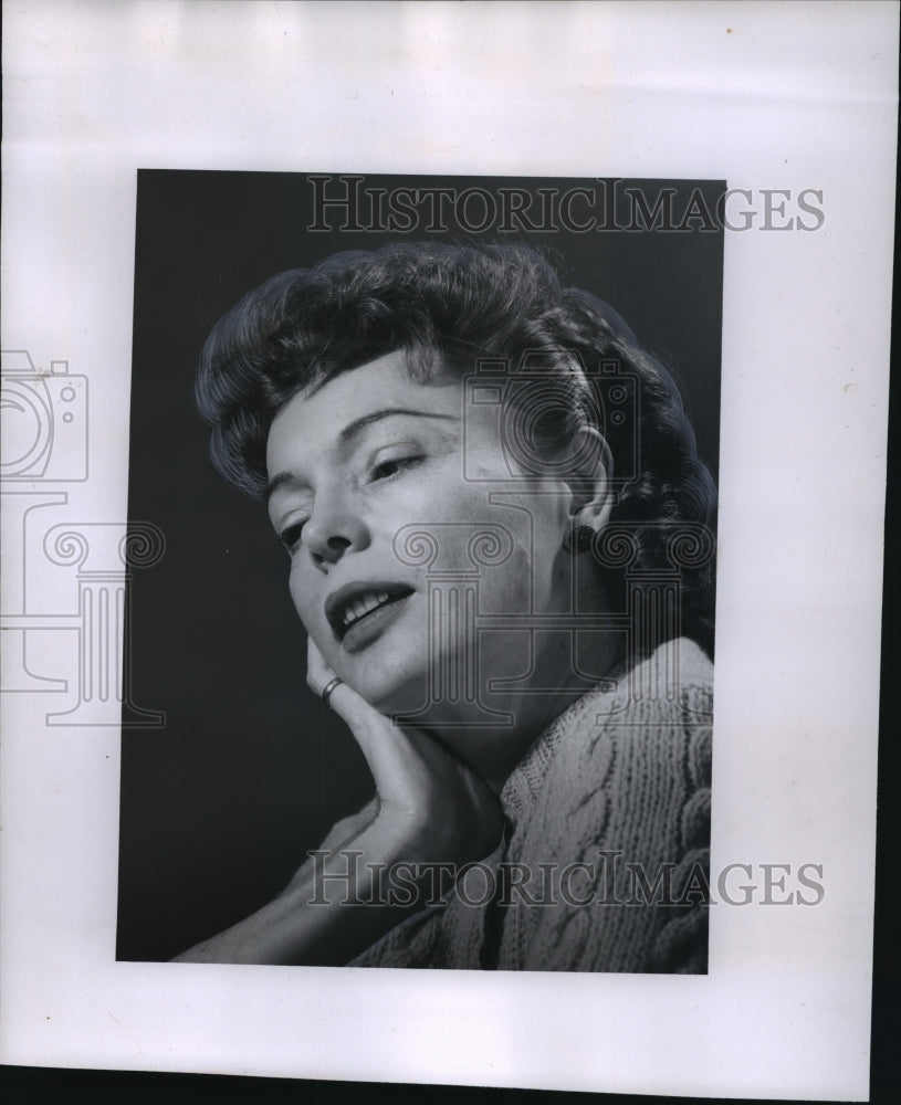 1959 Press Photo Nancy Coleman Stars in "The Country Girl" - mjp07827