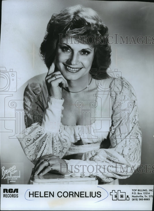 1977 Press Photo Helen Cornelius, Country singer. - mjp08105