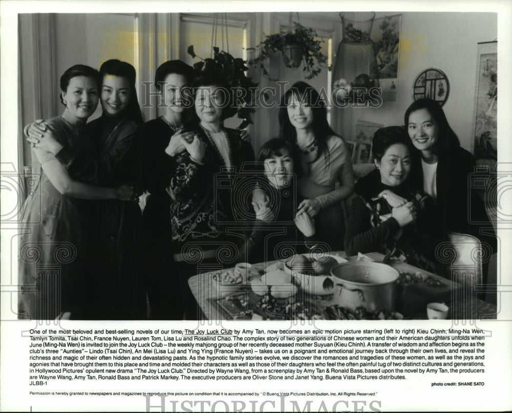 1993 Press Photo "The Joy Luck Club" becomes epic motion picture - mjp08389- Historic Images