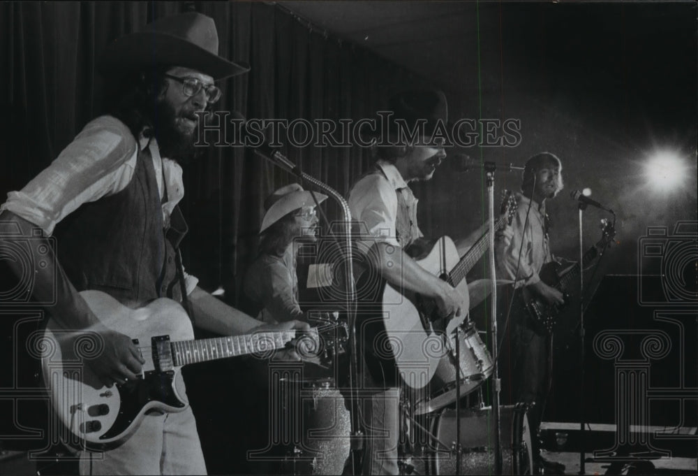 1970 Press Photo Tom Klein, Bill Overholt, Mike Wachs, Mick Haasch, County Trunk- Historic Images