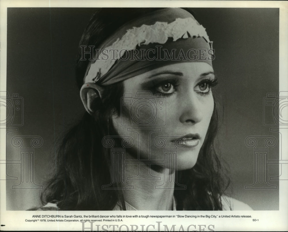 1978 Press Photo Anne Ditchburn, movie debut in &quot;Slow Dancing in the Big City.&quot;- Historic Images