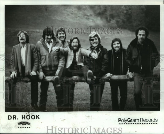 1984 Press Photo "Dr. Hook" Band for International Custom Auto Show - mjp09132- Historic Images
